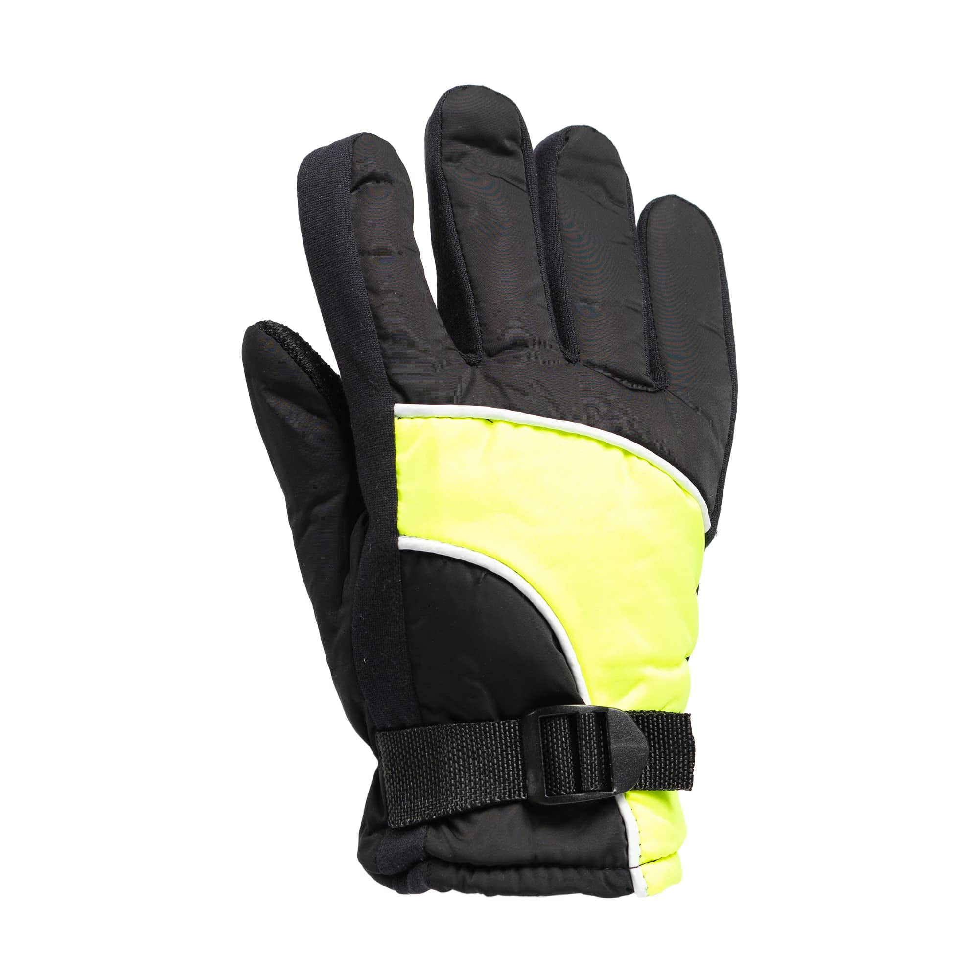 Yacht & Smith Kids Ski Glove, Fleece Lined Water Resistant Bulk Kids Winter Gloves (24 Pack Assorted)