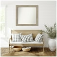 thumbnail image 2 of Amanti Art Custom Wall and Bathroom Mirror (37 x 40 in.), Trellis Silver Frame, 2 of 7