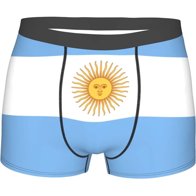 SEVEBJ Boxeurs Drapeau Argentin sous-Vêtements pour Hommes