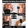 thumbnail image 5 of Next Gen Adjustable Muscle Fitness Abs Belt, 12 Modes & 19 Intensity Levels Core Toning Belt, Home Workout Equipment for Body Shaping, Muscle Firming & Strengthening, Easter Fitness Gear, Black, 5 of 11
