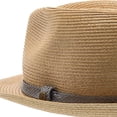 thumbnail image 5 of Sandbar - Walrus Hats Paper Braid Straw Fedora Hat w/ Grey Band, 5 of 7