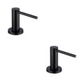 thumbnail image 3 of Wosthever Accesorios funcionales para fregadero de cocina, dispensador de jabón, dispensador de detergente ancho negro 2Conjunto, 3 of 6
