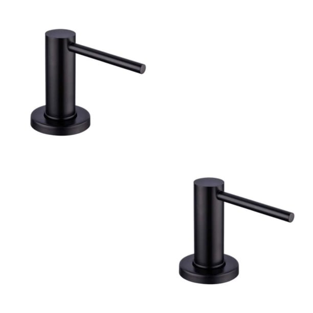 Toystoory Dispensador De Jabón Compacto Para Cocinas Pequeñas Accesorios Funcionales Dispensadores negro 2Conjunto