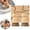 Type C, variant on Hilingoto 2 Pack Bamboo Palm Brush, Scrub Brush for Dishes Pots Pans Kitchen Sink Cleaning
