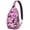 Pink-4, variant on Military Camouflage Sling Bag for Men & Women - Tactical Army Crossbody Chest Bag with Anti-Theft Design - Spacious & Organized Travel Daypack for Hiking, Biking, Outdoor Adventures