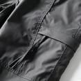 thumbnail image 4 of Men Multi Pocket Cargo Trousers Regular Light Stretch Ripstop Outdoor Travel Pants S-XL, 4 of 9