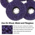 thumbnail image 4 of Uxcell 5 Pcs Roues Dénudées 5"x7/8 Pouces pour Moulin d'Angle Violet, 4 of 6