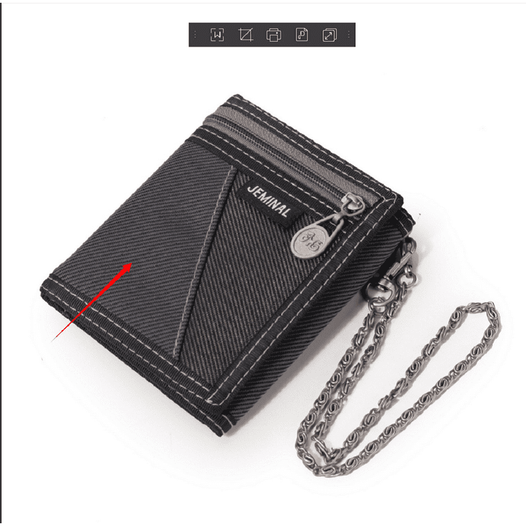 Fashion Men's Leather Wallet ID Credit Card Holder Purse Clutch Thin Mini  Wallet