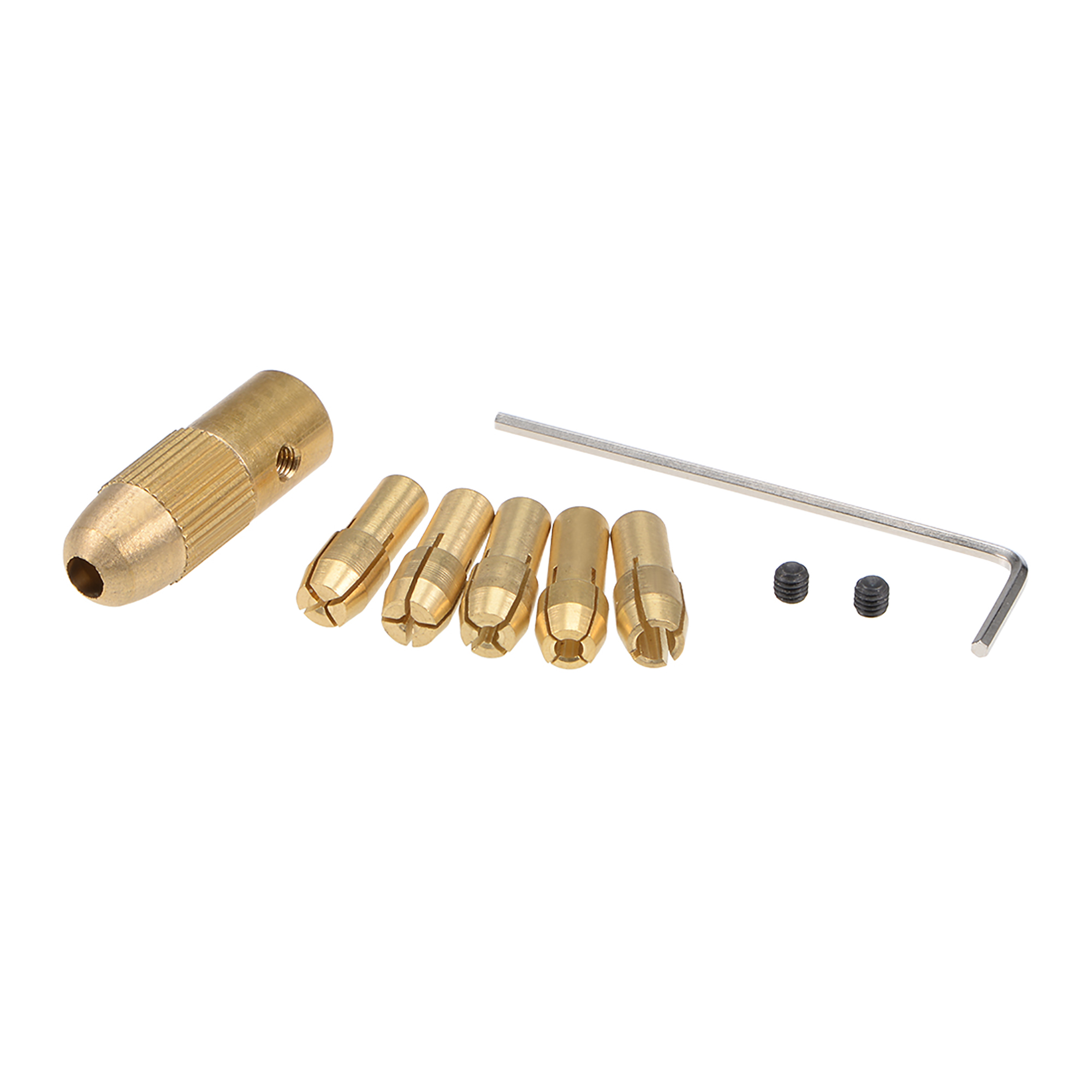 Brass Drill Chuck Collet Set, 0.5mm3mm for Dremel Rotary Tools