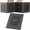 Grey Black, variant on DM Screen for DND with 4 Wider Panels - Crystal Clear GM Pockets - Embossed Faux Leather Dungeon Master Screen with Celtic Knot & Dragon Design for D&D 5e & More