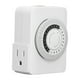 thumbnail image 3 of 24 Hour Plug in Timer 15A Mechanical Outlet Timer Smart Timing Socket US Standard 125V 60HZ, 3 of 5