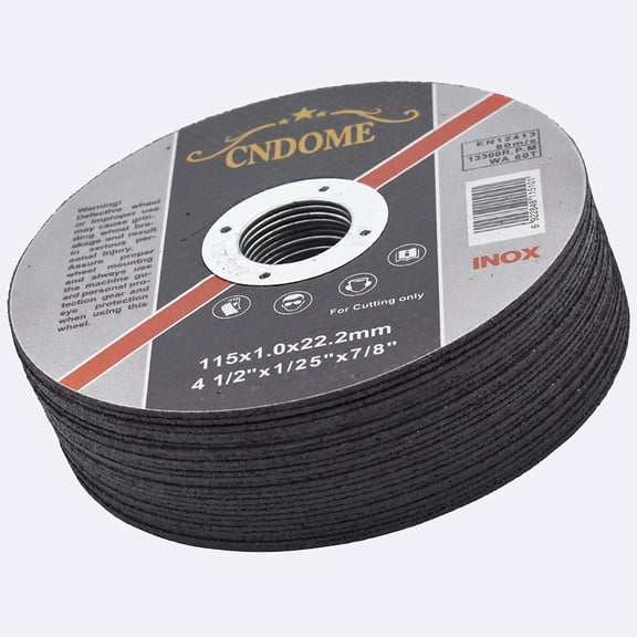 munirater 100-Pack Cut Off Wheels Ultra Thin Cut-Off Wheel Cutting Disc 4-1/2x0.04x7/8 Metal and Stainless Steel Cut-Off Wheels Cutting Wheel Disc Thin Metal Stainless Steel Cutting Cut Off Disc