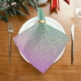 thumbnail image 2 of GZHJMY Set of 4 Glitter Texture Satin Napkin Square 20 Inches Table Napkins Soft Smooth Decorative Napkins for Wedding Banquet Party Decoration, 2 of 6