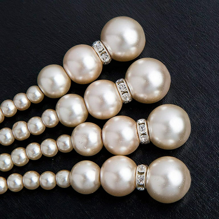 Vintage Extra Long Faux Pearls Necklace Lot Of 2 Fashion Pearl Jewelry