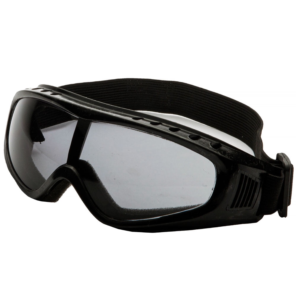 MMG Motorcycle Half Helmet Beanie DOT with goggles Gloss Black (X-Large) Model 29