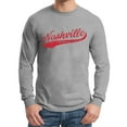 thumbnail image 6 of UGP Campus Apparel Nashville Baseball Script - Hometown Pride, Pitcher Long Sleeve T Shirt - 2X-Large - Sport Grey, 6 of 6