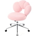 thumbnail image 5 of Teddy Fabric - 360° Swivel & Height Adjustable - Home Office & Bedroom - Relieve Body Fatigue, 5 of 6