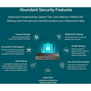 TP-Link ER7206 | Multi-WAN High-Performance Wired VPN Router | Increased Network Capacity|SPI Firewall | Omada SDN Integrated|Load Balance|Lightning Protection|Limited Lifetime Protection