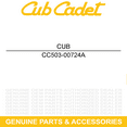thumbnail image 5 of CUB CADET 503-00724A Muffler Sealing Boot Challenger CX500 CX700 CX750 Vehicles, 5 of 8