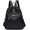 Black, variant on HMSHA Women Medium Waterproof Oxford Backpack Cusual Anti-theft Back Zipper Pocket Daypack Travel Rucksack