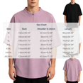 thumbnail image 3 of JOANKDMI Oversized T-Shirts for Men Quarter Zip Short Sleeve Pullover Tops Mock Neck Loose Fit Casual Streetwear Athletic Workout Gym Lightweight Activewear Tee, M-5XL, 3 of 9