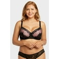 thumbnail image 2 of Sofra BR4356LDD - 36DD Womens Full Coverage Bra - DD Cup Style Intimate Sets, Size 36DD - Pack of 6, 2 of 8