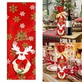thumbnail image 2 of Ensembles de Bouteilles de Noël Ornements de Noël Sacs Rouges Hôtel Restaurant Déguisement des Fêtes Fournitures de Fête Support de Flûte à Champagne Présentoir de Fête Trompette Flûtes à Champagne Coupe Eve Verre 19 Verres avec Intérieur, 2 of 4