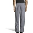 thumbnail image 2 of 4000-4006 Classic Basic Baggy Chef Pant with 3" Elastic Waist in Houndstooth - 2XLarge, 2 of 6