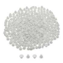 350Pcs Plastic Hole Plugs Screw Cap Covers, 5mm(3/16") Decoration Tapping Screw Cover,Light Gray