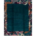 thumbnail image 1 of Ahgly Company Machine Washable Indoor Rectangle Abstract Dark Slate Gray Green Area Rugs, 7' x 9', 1 of 7