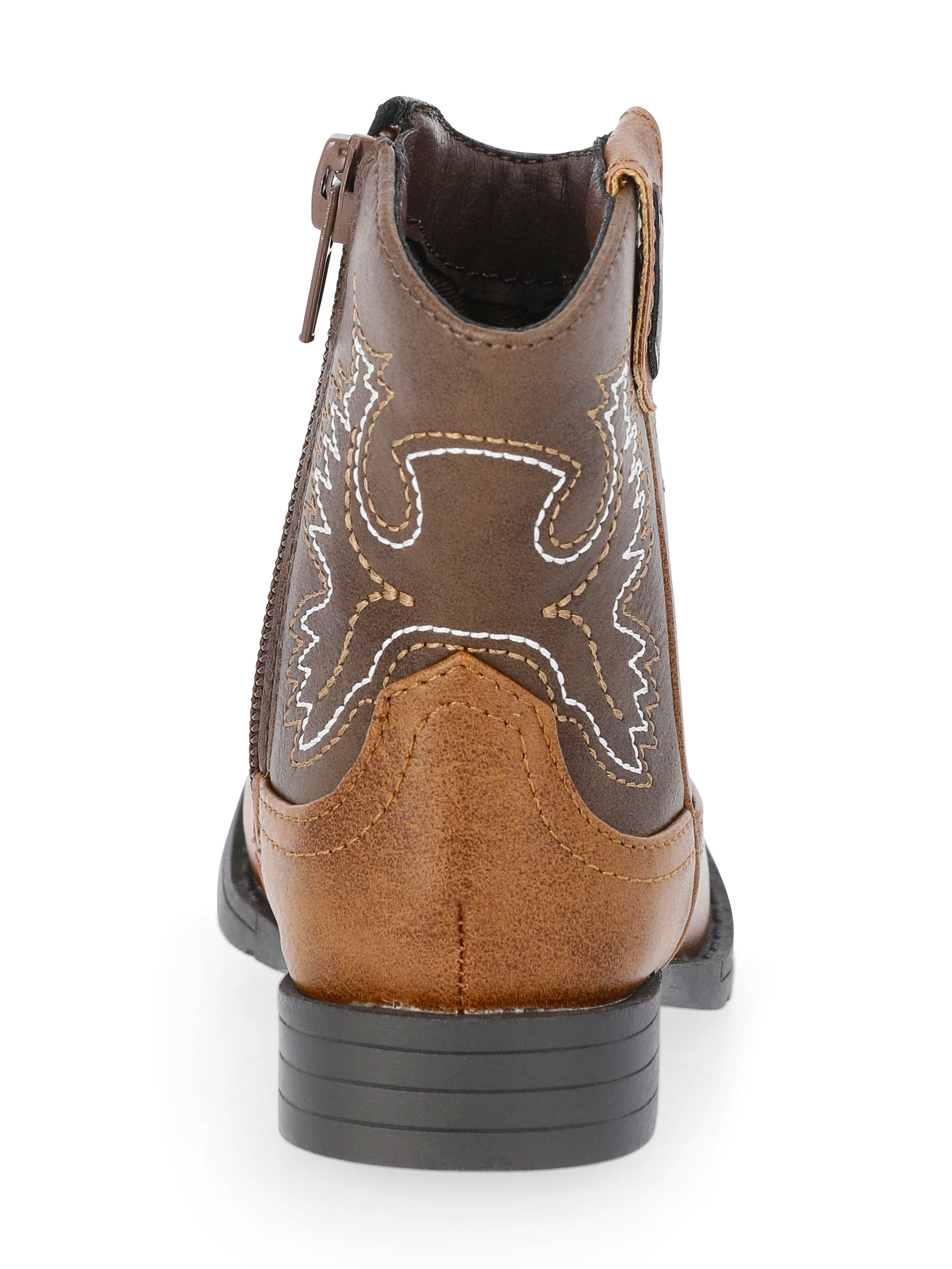 Wonder Nation Baby Boys Faux Leather Western Boots