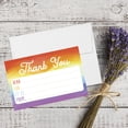 thumbnail image 3 of Koyal Wholesale Kids Fill in the Blank Thank You Cards - 20 Cards Including Envelopes Watercolor Rainbow Gender, 3 of 5