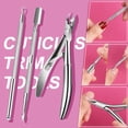 thumbnail image 2 of MORGLES Cuticle Trimmer with Ingrown Toenail Removal Kit, Pusher and Files, Cuticle Remover Nail Cutter Clippers for Fingernails Toenails, Professional Manicure and Pedicure Tools Kit, 2 of 6