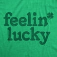 thumbnail image 2 of Feelin Lucky Unisex Hoodie Funny St Pattys Days Parade Four Leaf Clover Luck Joke Hooded Sweatshirt, 2 of 6