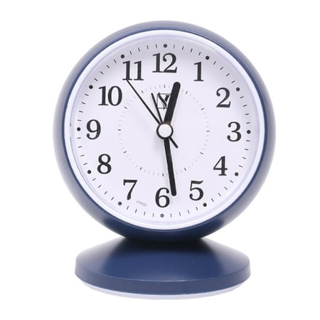 Noiseless Alarm Clock Without Ticking Designs Suitable for Students and Professional Quiet Movement Analog Table Clock