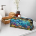 thumbnail image 7 of Uemuo Sea World Printed Leather Pencil Case, Pencil Pouch, Portable Pencil Bag, Pen Case for& Office, 7 of 7