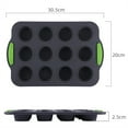 thumbnail image 2 of DIY Baking Silicone Mini Muffin Pan Flexible Muffin Tin Microwave Safe, 2 of 11