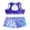 Purple Fish Scales, variant on Aislor Kids Girls Shiny Sequins Dance Costumes Crop Top with Shorts Set Activewear Ballet Dancewear