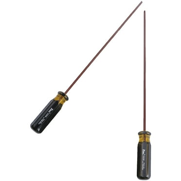 Raindrops  2 Pcs Thin Screw Driver Flat Long Screwdriver Toy Industry Tool Appliance