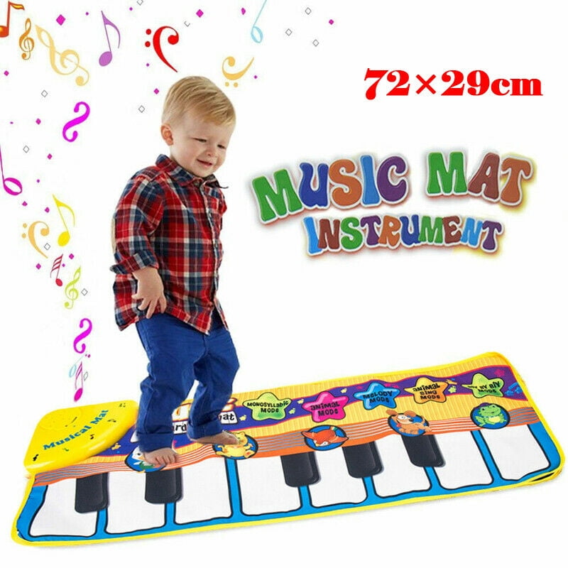KIDS ELECTRONIC ANIMAL HOPSCOTCH MUSICAL TOUCH PLAY MAT MUSIC SOUND FUN PLAY TOY 