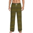thumbnail image 1 of Kdxio Gold Glitter Pattern Men's Pajama Pants, Elastic Waist with Drawstring and Pockets, Comfortable Loungewear-Medium, 1 of 6