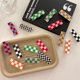 thumbnail image 3 of 4 unids Moda Plaid Ola Playos Clips Pinzas Horquillas Mujeres Hairgrip Accesorios para el cabello, 3 of 6