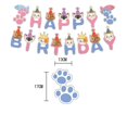 thumbnail image 3 of ensemble De Ballons Pour Fte D'anniversaire De Chat - Impression De Griffes De Chat, Comprenant Une Bannire De Joyeux Anniversaire Et Un Insert De, 3 of 5