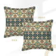 thumbnail image 3 of Bingfone Decorative Pillow Covers 20"x20" Traditional Tribal Aztec1 Couch Pillow Cases Modern Farmhouse Covers for Couch Sofa Bed, 3 of 9