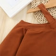 thumbnail image 4 of Vedolay Girls Clothes Outfits Pullover Sweatshirt Boys Casual Loose Hooded Sweater Outwear Coat Brown,7Y, 4 of 5