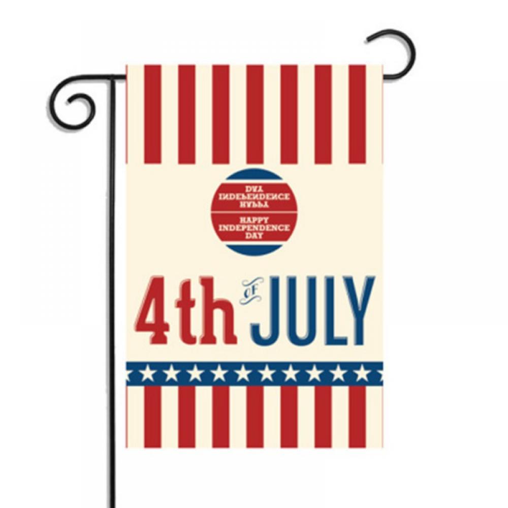 Garden Flag Set, Vertical Double Sided 4th of July Patriotic Memorial