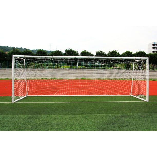 Red deportiva de fútbol NikouMX red de portería de fútbol de polietileno color blanco 10.5 x 6.9 pies
