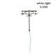 thumbnail image 4 of Wosthever Luces de diseño de modelo, lámparas de jardín al aire libre de cabezas, escala, Mini poste de luz en miniatura, patios, , tren, Artesanía Negro (1:100) (Blanco), 4 of 6