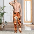 thumbnail image 5 of Goofa Halloween 2 Pattern Printed Soft Pajama Pants for Men, Wide Leg Comfy Casual Lounge Yoga Pants-Large, 5 of 9