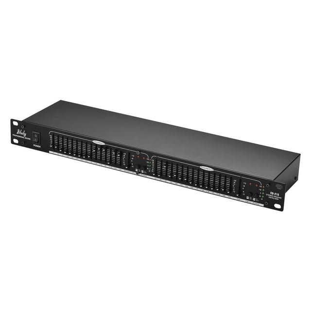 Btuty EQ 215 Ecualizador de 15 Bandas, Montaje en Rack de 1U, Estéreo de 2 Canales